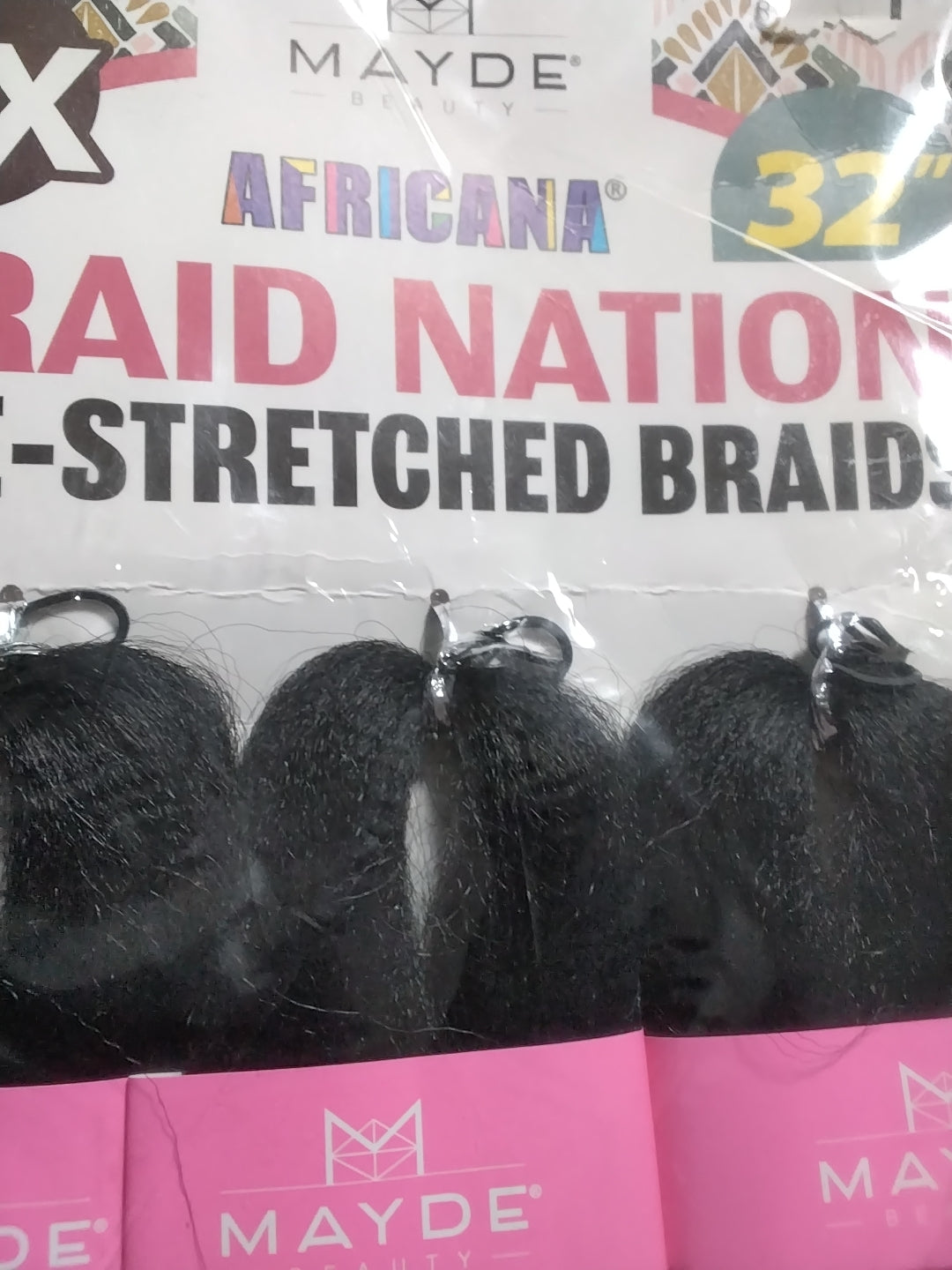 32 inch #1 3x braid hair